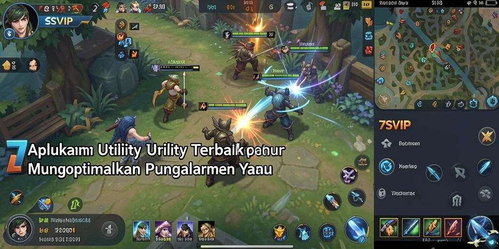 Tampilan antarmuka pengguna 7SVIP yang sederhana dan efisien.