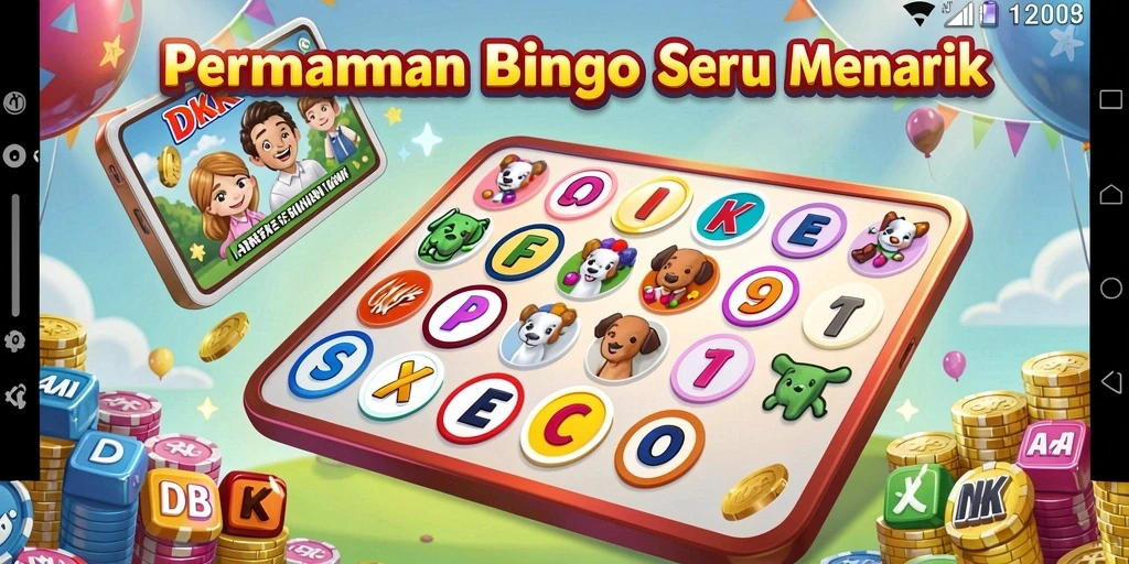 Tampilan gameplay seru saat bermain Bingo di DKK.
