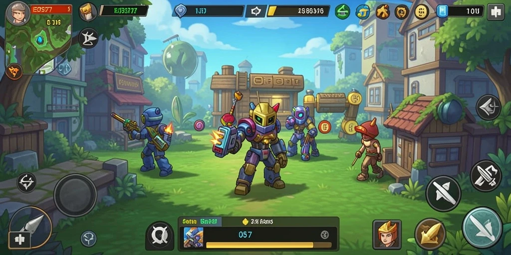Tampilan gameplay EOS77 yang seru dan mengasyikkan.