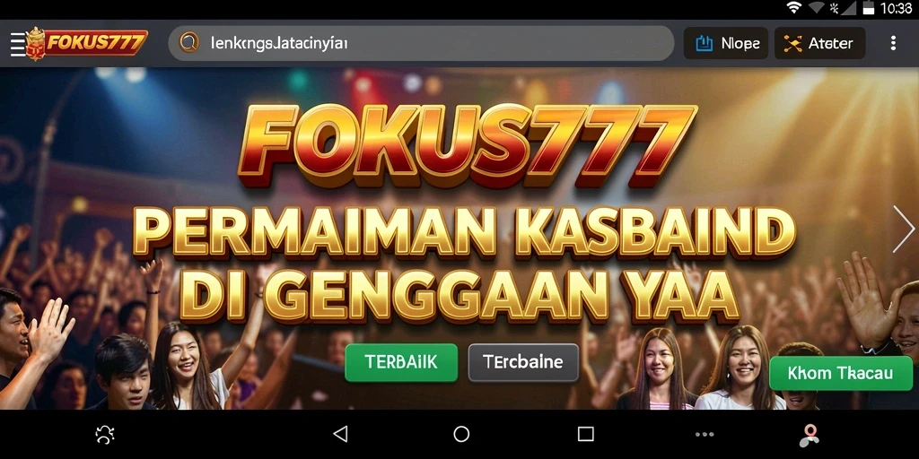 Screeshot gameplay FOKUS777 yang seru dan menarik.