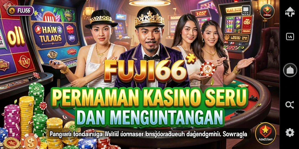 Tampilan gameplay FUJI66 dengan grafis kasino yang menawan.