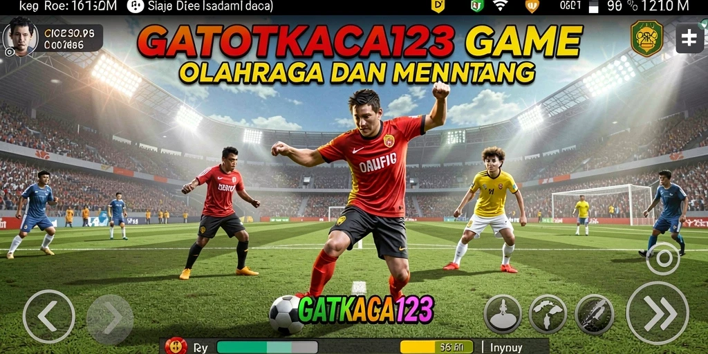 Tangkapan layar <strong>GATOTKACA123</strong> menampilkan aksi seru dalam permainan olahraga.