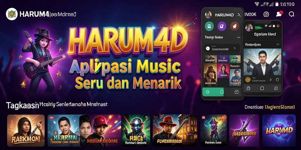 Screenshot HARUM4D menampilkan gameplay interaktif dalam menciptakan musik.