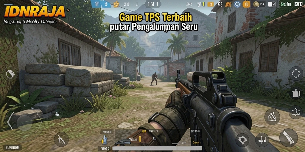 Tampilan screenshot dari gameplay seru dalam IDNRAJA yang penuh aksi.
