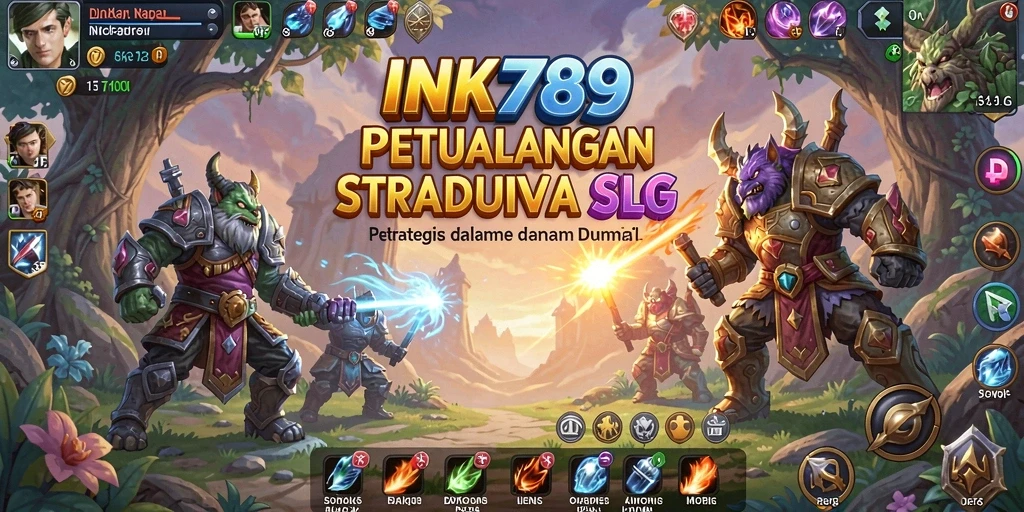 Tampilan menarik gameplay STRATEGI dalam INK789.
