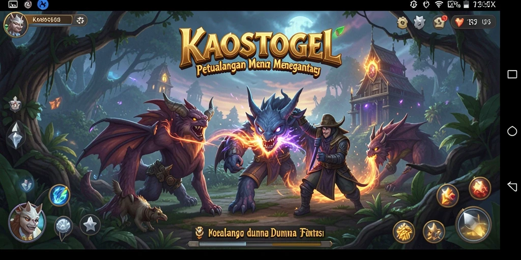 Tampilkan gameplay menegangkan dalam petualangan KAOSTOGEL.