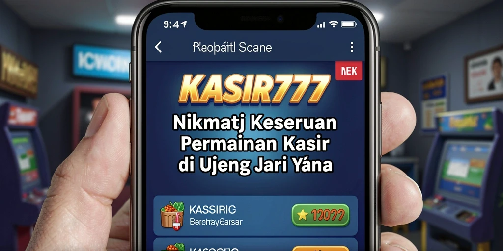 Screenshot gameplay <strong>KASIR777</strong> menampilkan keseruan melayani pelanggan dengan cepat.