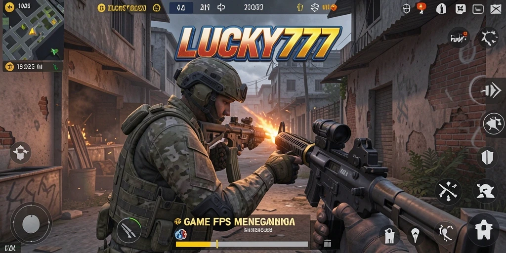 Gameplay menegangkan di LUCKY777 menampilkan aksi tembak-menembak yang seru.