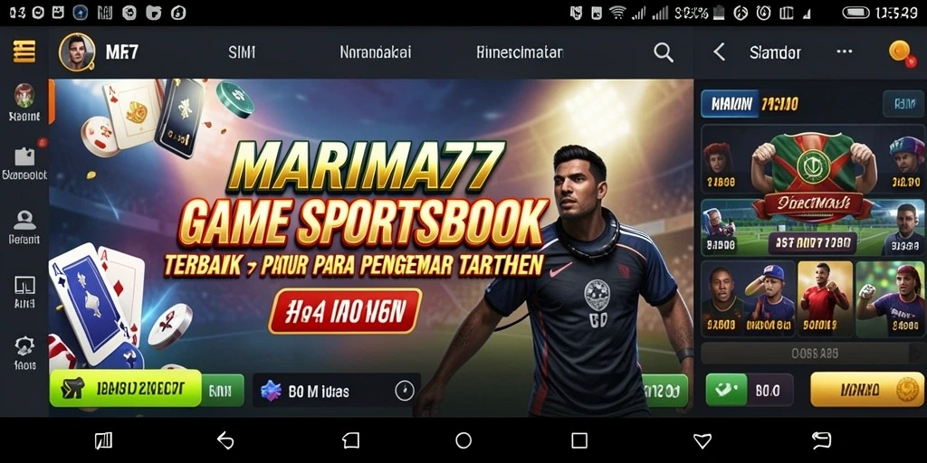 Tampilan gameplay MARIMA77 yang menarik dan interaktif.