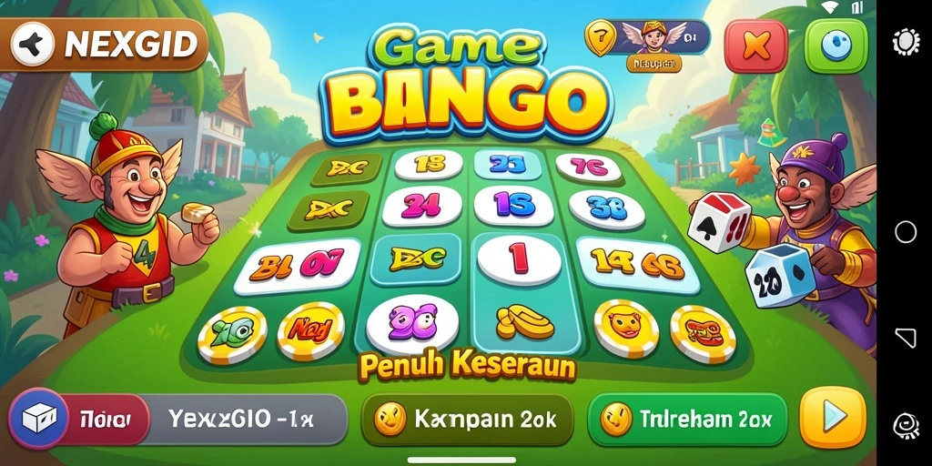 Tampilan screenshot NEXGID yang menunjukkan keseruan bermain Bingo.