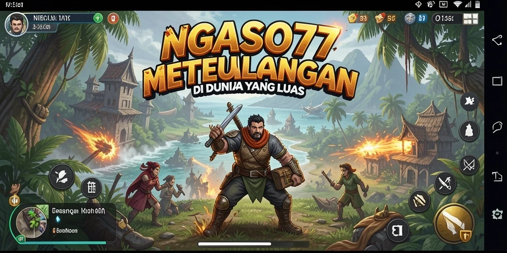 Screenshot gameplay NGASO77 menampilkan suasana petualangan yang seru.