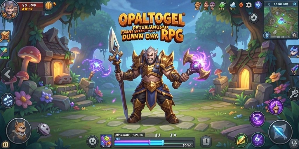 Tampilan gameplay OPALTOGEL yang menakjubkan dengan pertempuran yang mendebarkan.