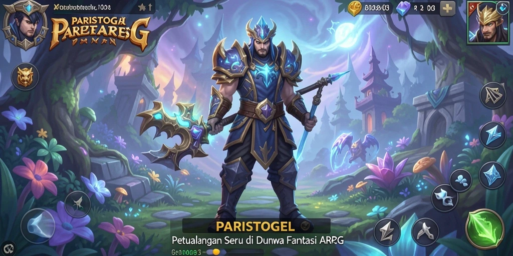 Screenshot gameplay PARISTOGEL menunjukkan aksi pertarungan yang mendebarkan.