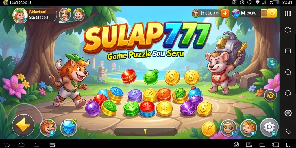 Tangkapan layar utama SULAP777 menampilkan gameplay Puzzle yang mengasyikkan.