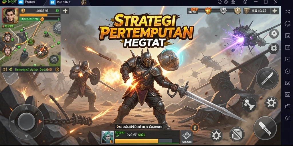 Tampilan gameplay aksi strategis dalam WG87 yang mendebarkan.